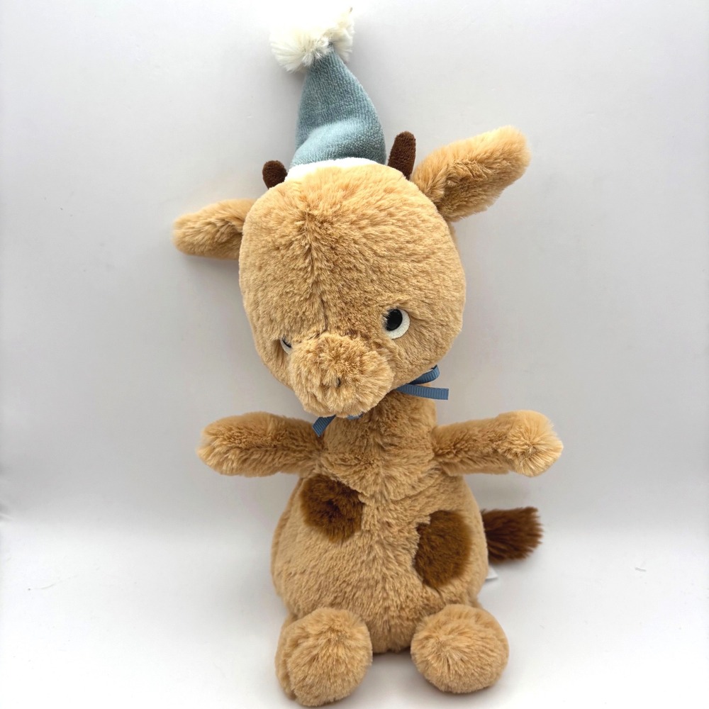 Jellycat Jollipop Giraffe RETIRED Party Hat Spotted Tan Plush RARE